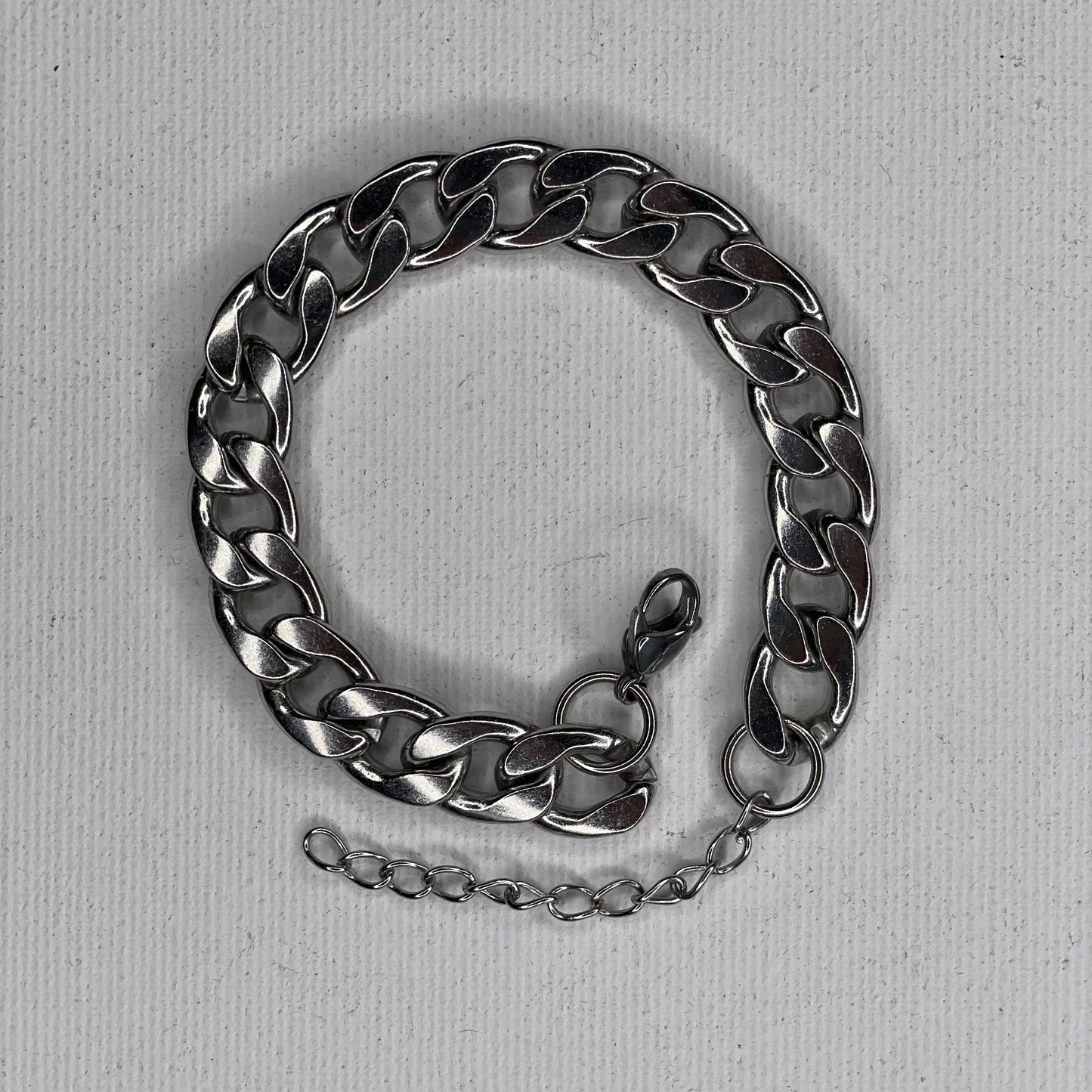 Edelstahlkette Armband - Panzerkette 12mm