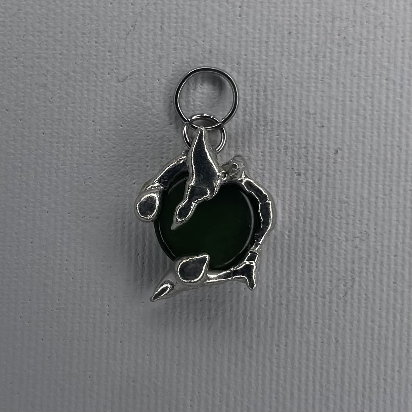 green glass pendant - verdintils