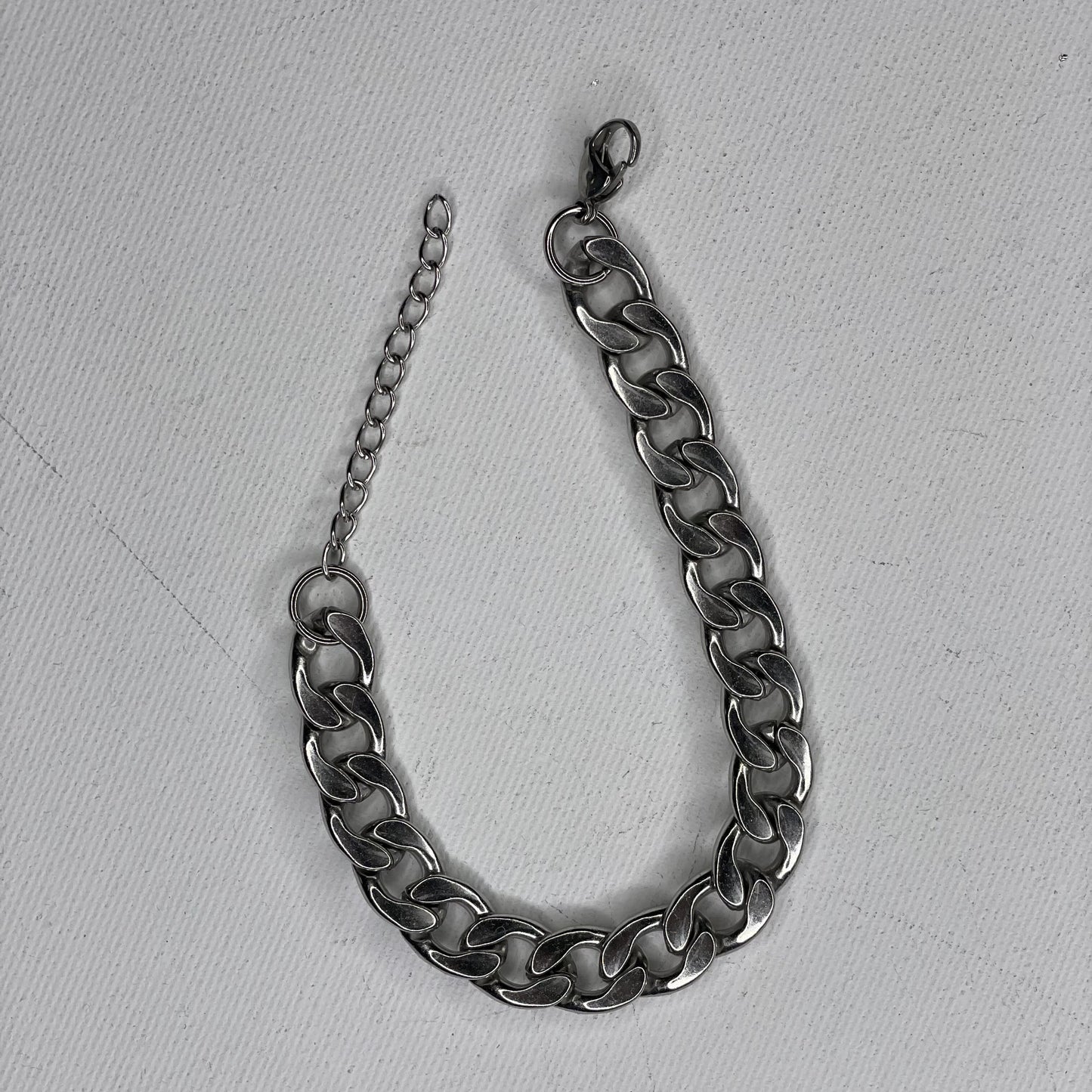 Edelstahlkette Armband - Panzerkette 12mm
