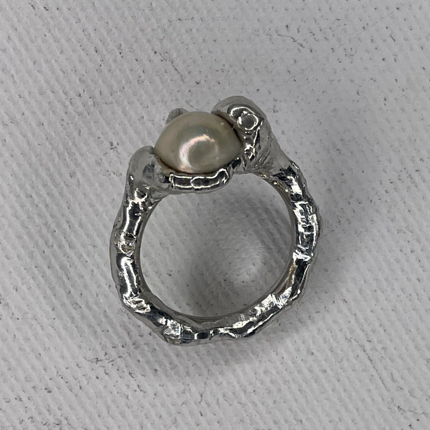 sharp pearl ring