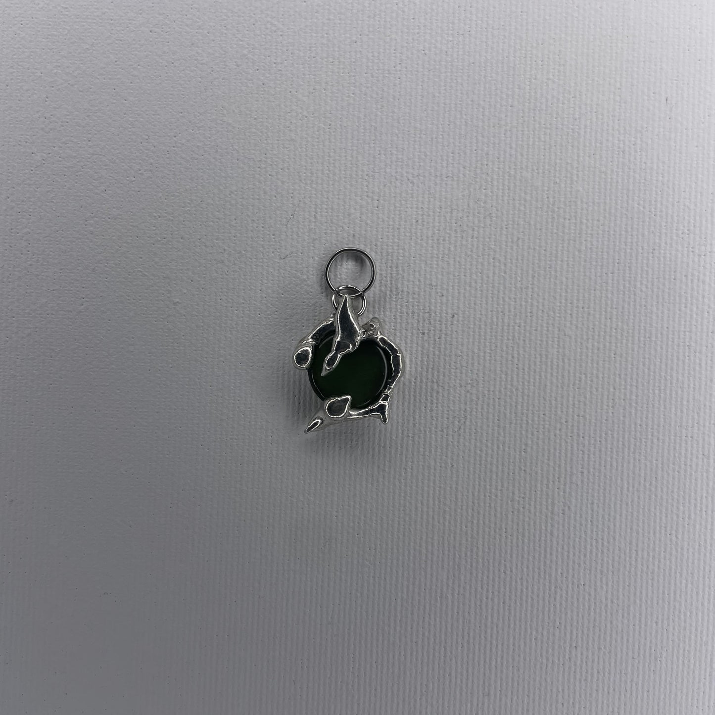 green glass pendant - verdintils