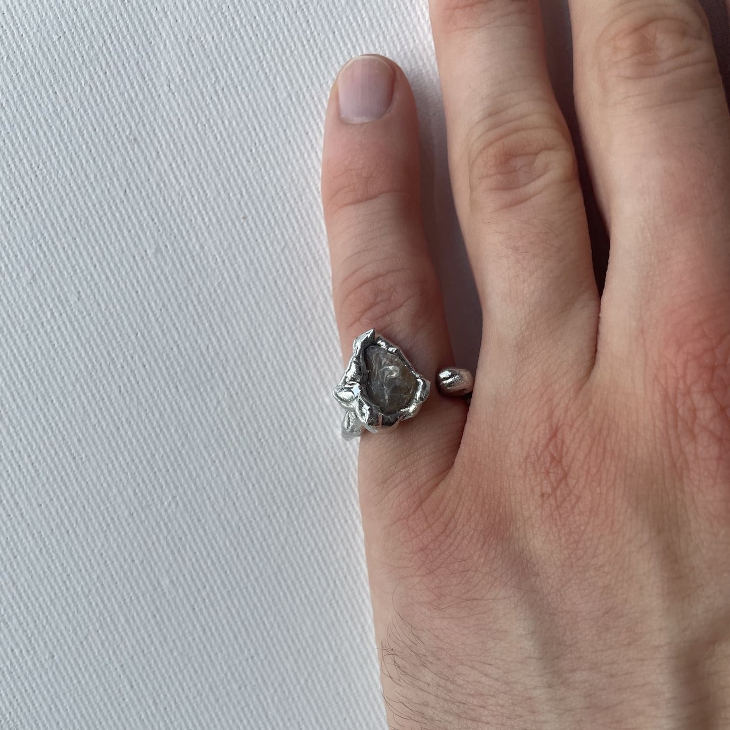 labradorite ring - verdintils