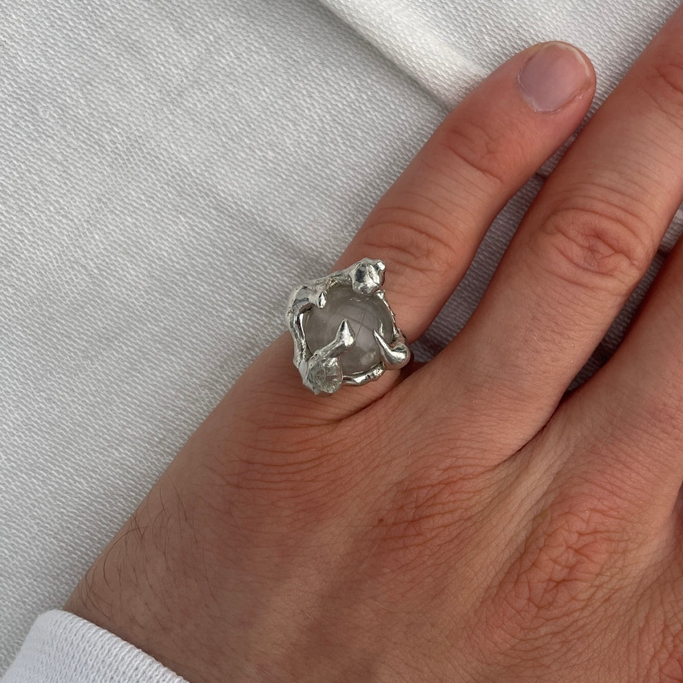 Rosenquarz Ring - verdintils