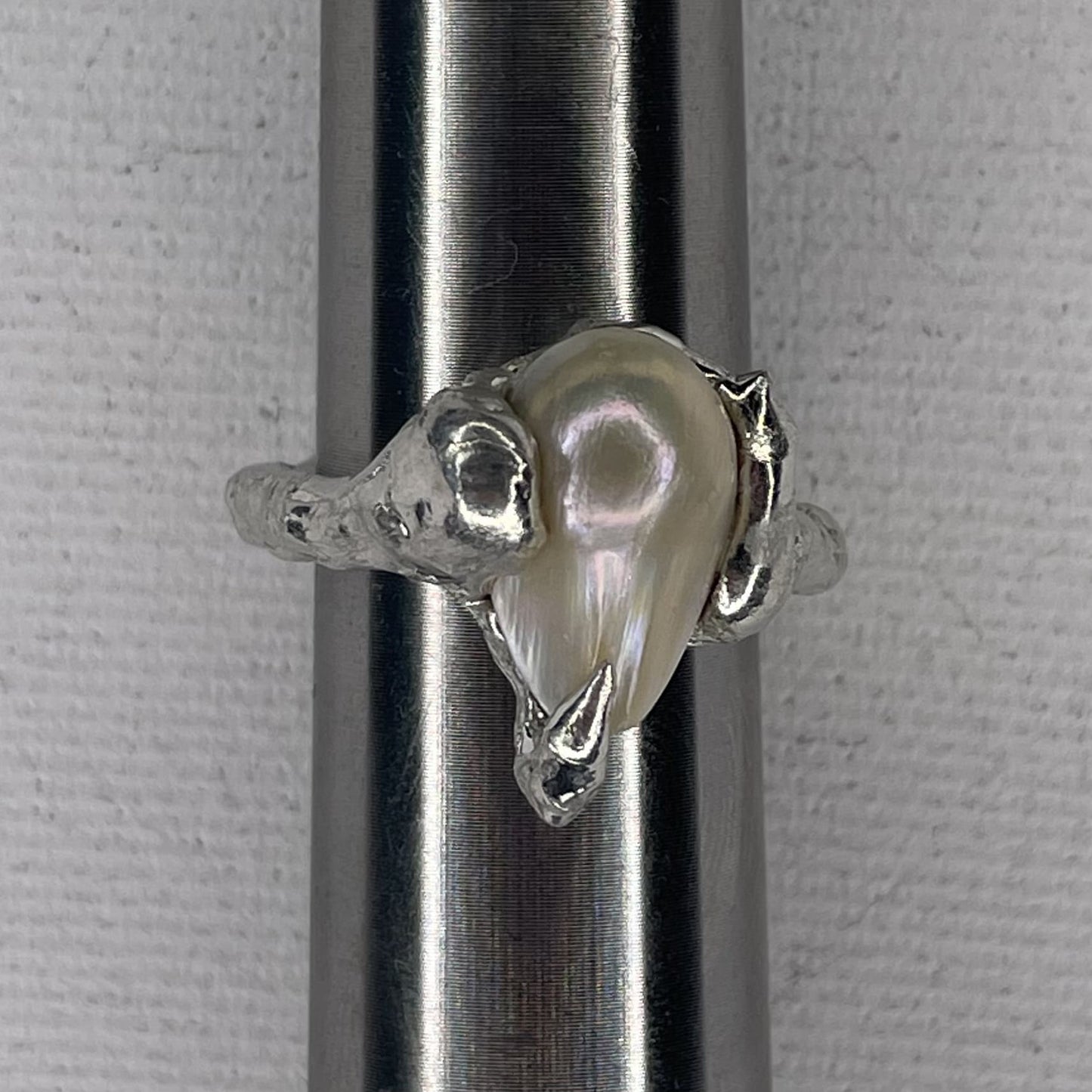 sharp pearl ring