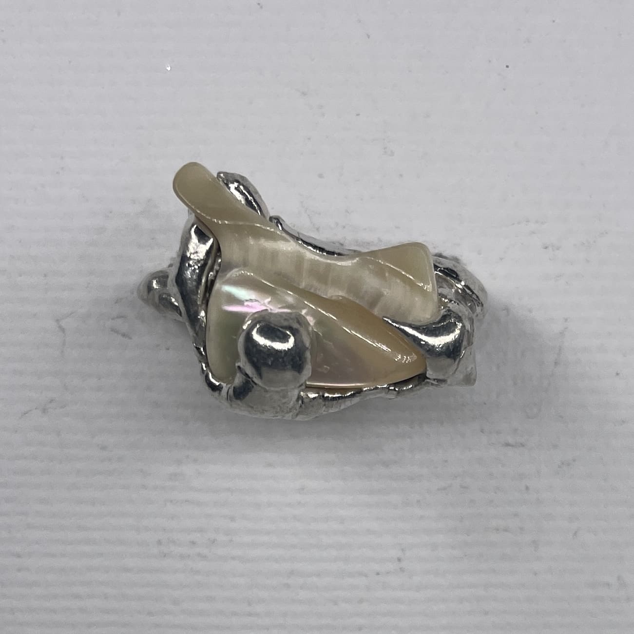 Perlmutt Ring - verdintils