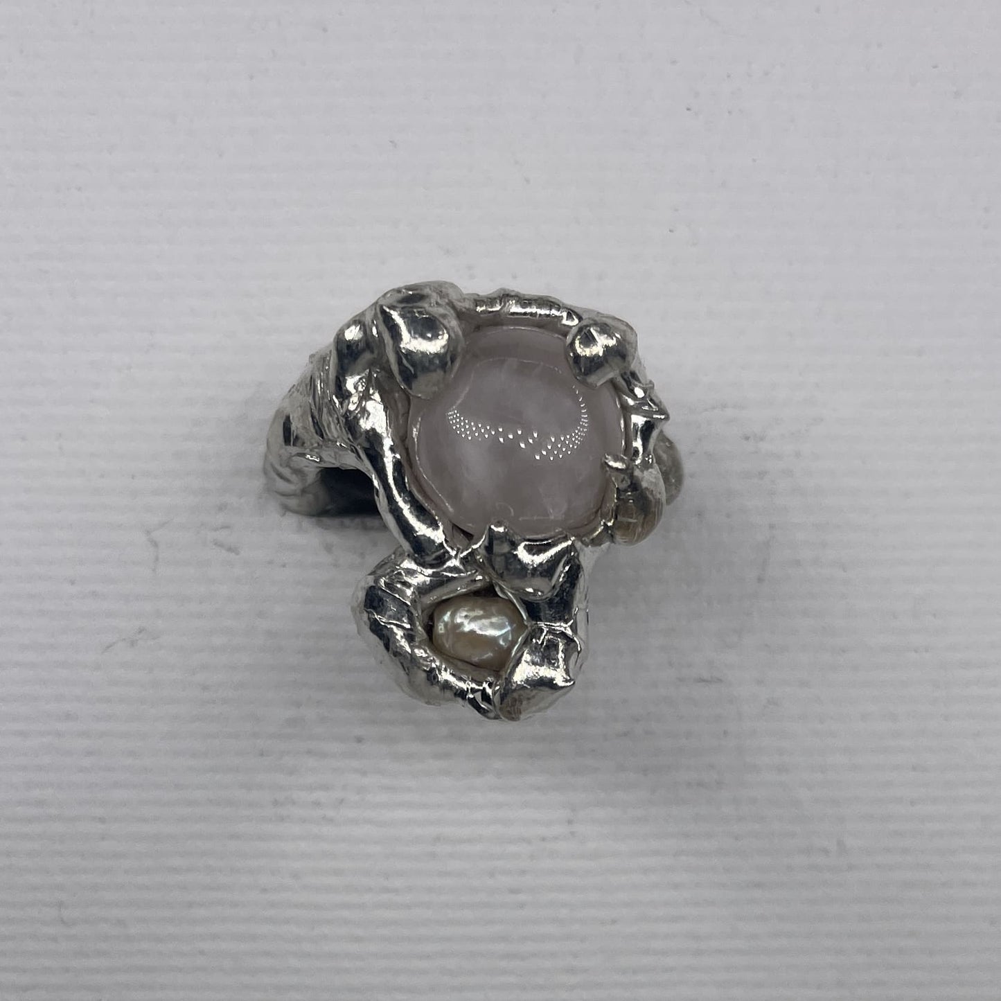 Rosenquarz Ring - verdintils