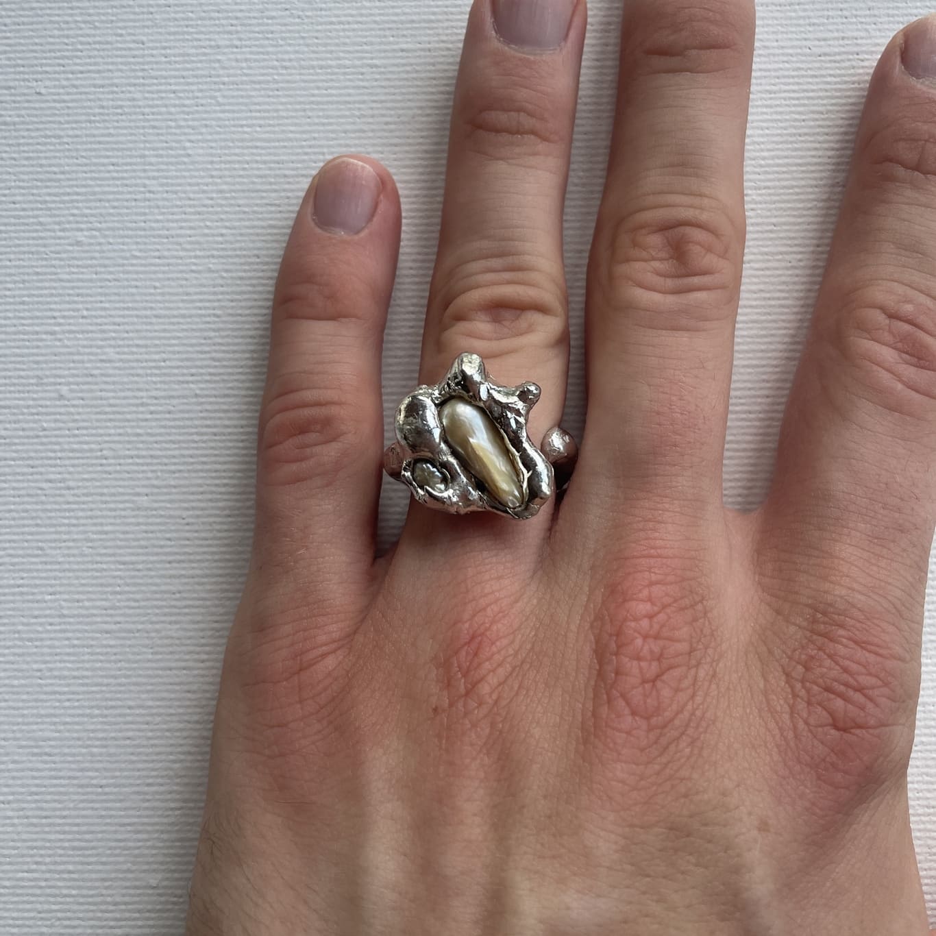 double pearled ring - verdintils