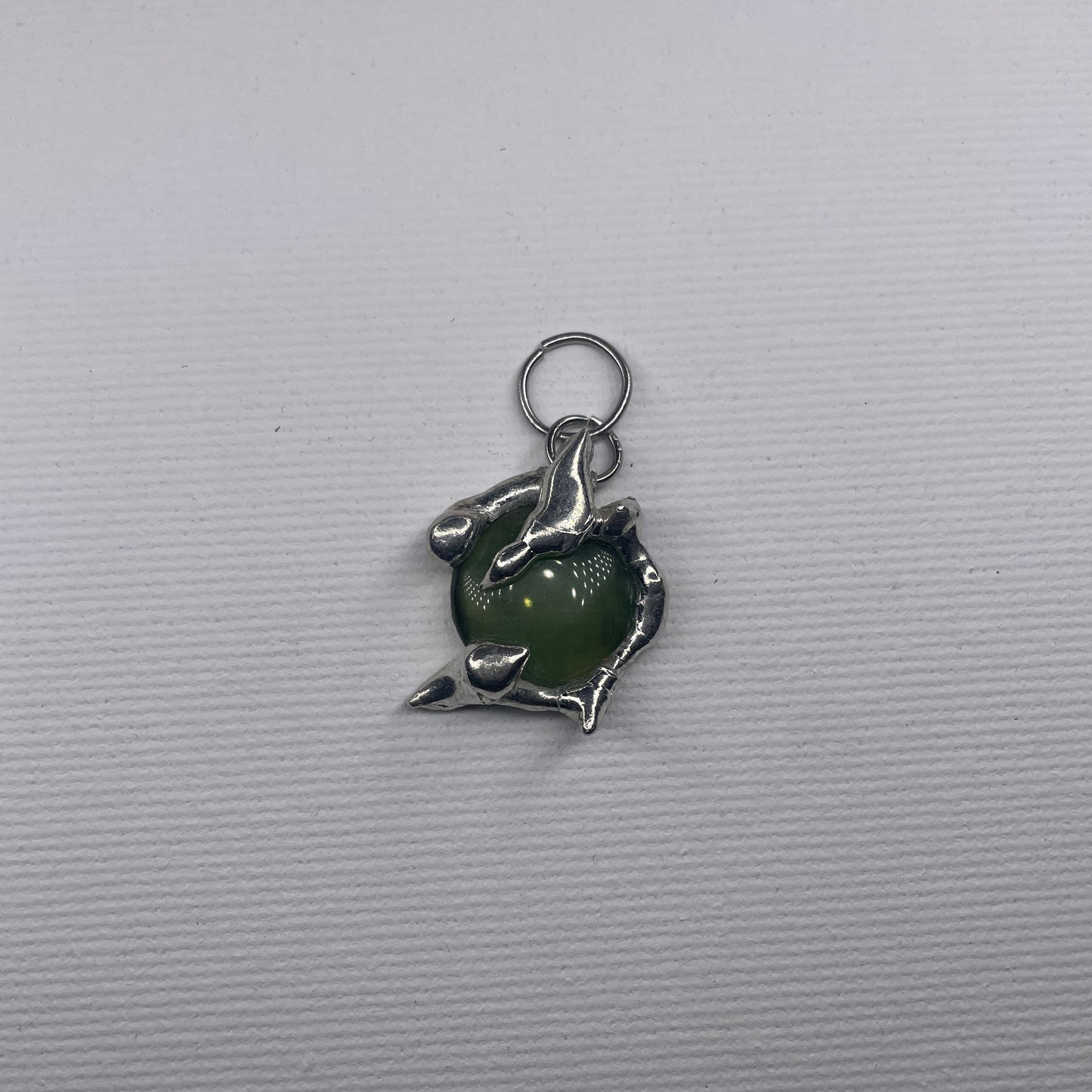 green glass pendant - verdintils
