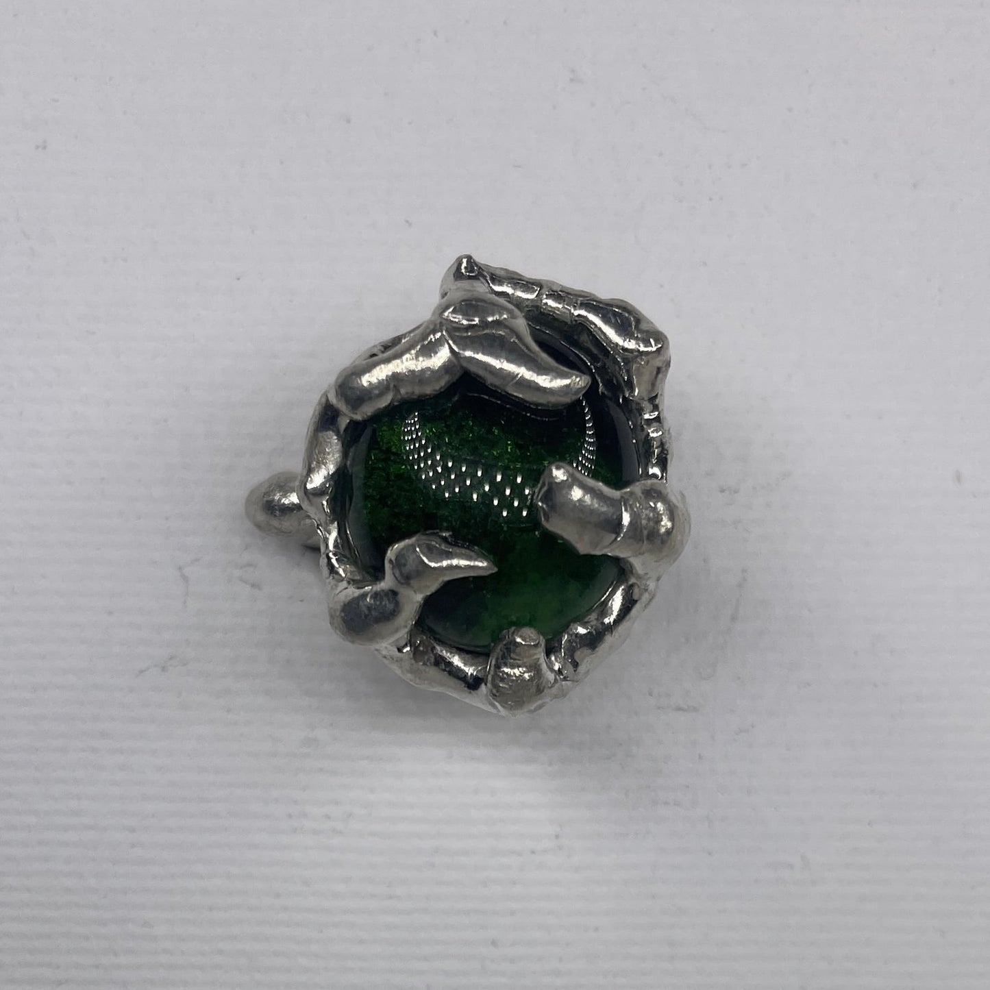 green glass ring - verdintils
