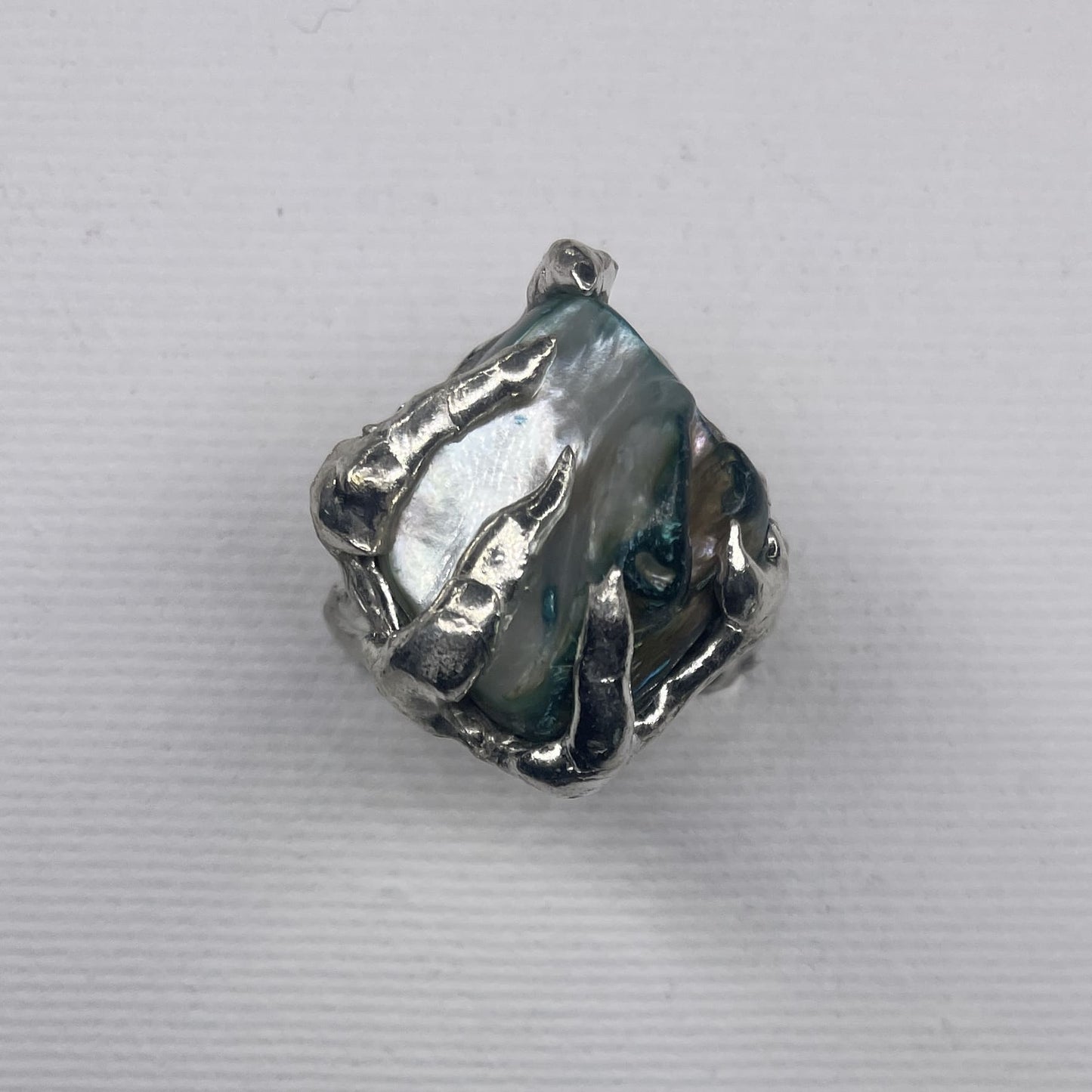 Perlmutt Nugget Ring - verdintils