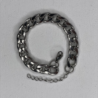 Edelstahlkette Armband - Panzerkette 12mm