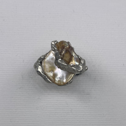 mother of pearl ring - verdintils