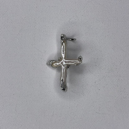 minimal cross pendant