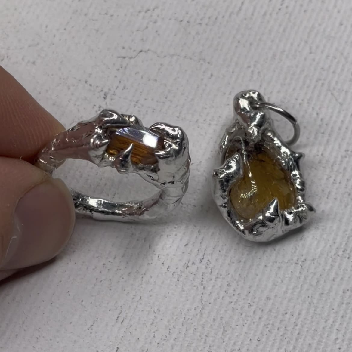 custom ring + pendant