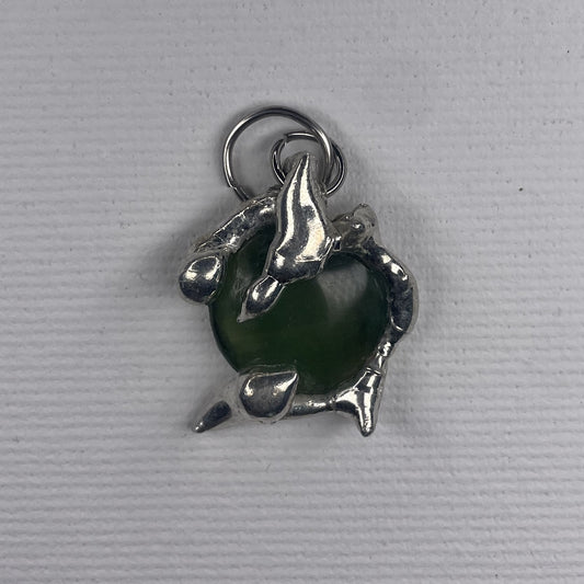 green glass pendant - verdintils