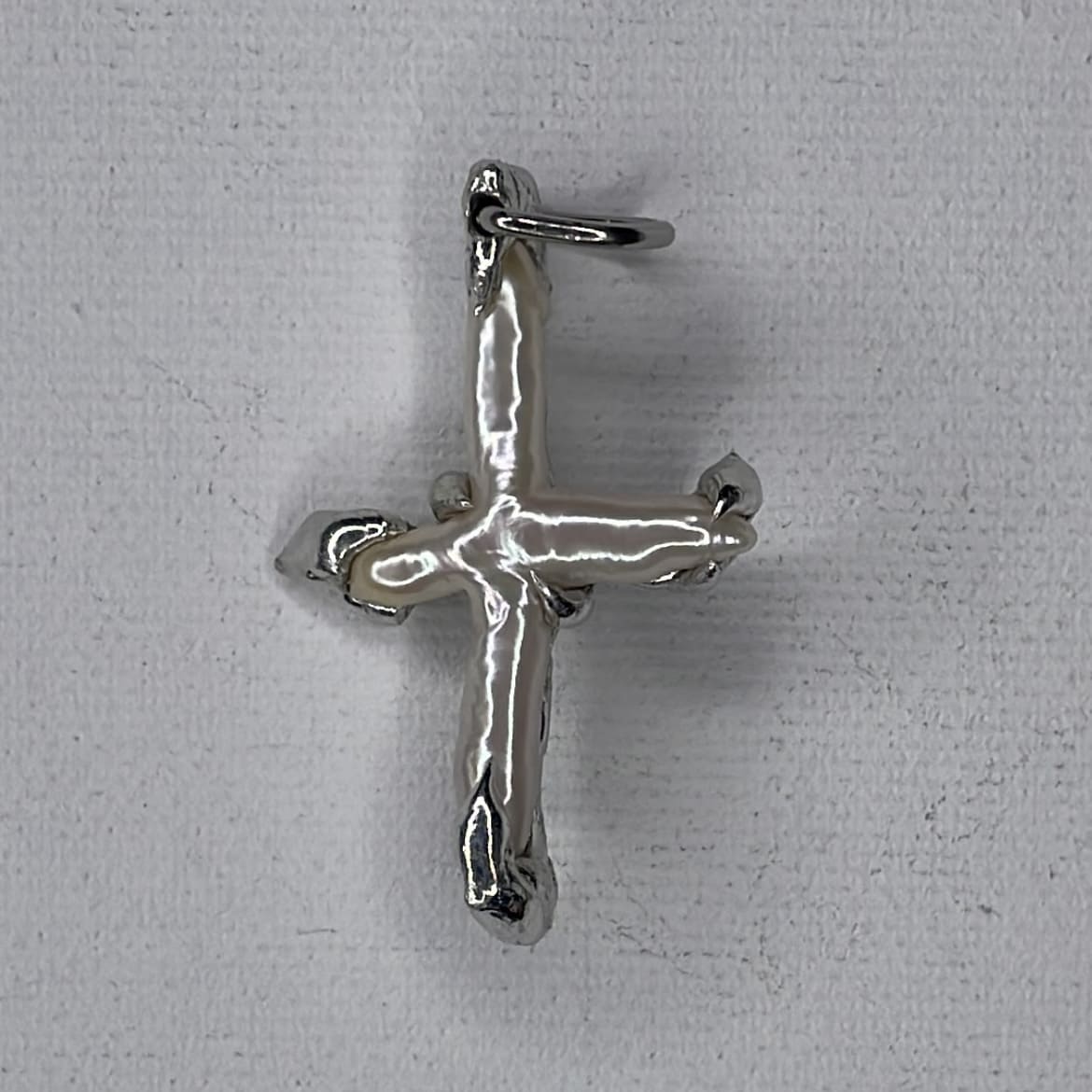 minimal cross pendant