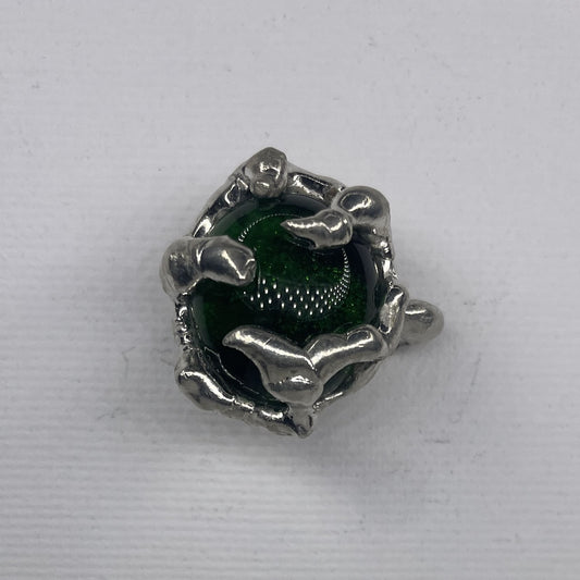 green glass ring - verdintils