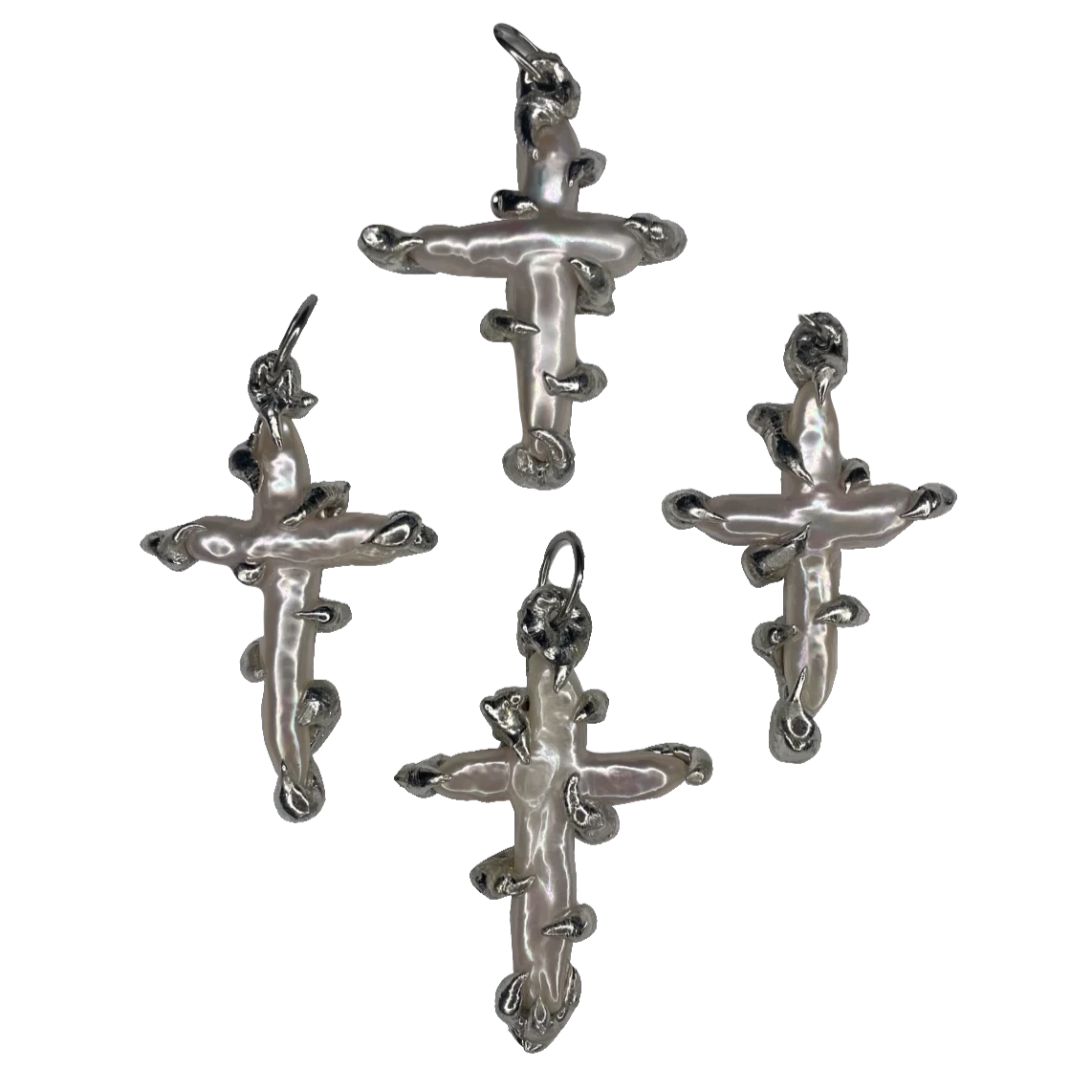 y2k cross pendant