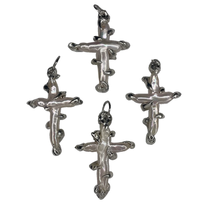 y2k cross pendant