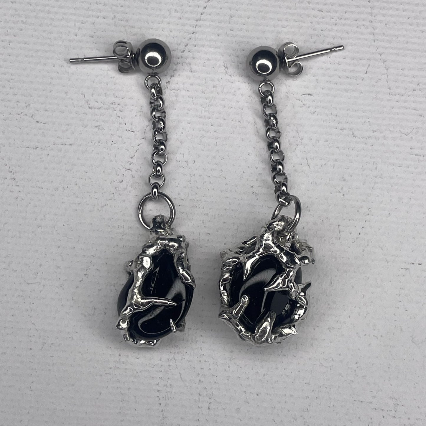 black tourmaline earrings