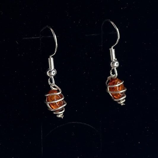 Amber earring